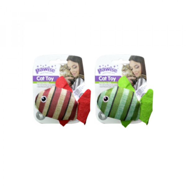 Pawise Striped Cat Toy-Balık | Kedi Top Oyuncak