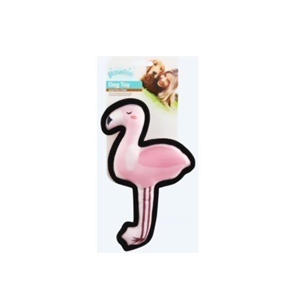 Pawise Tropic Toy Flamingo Pembe | Köpek Top Oyuncak