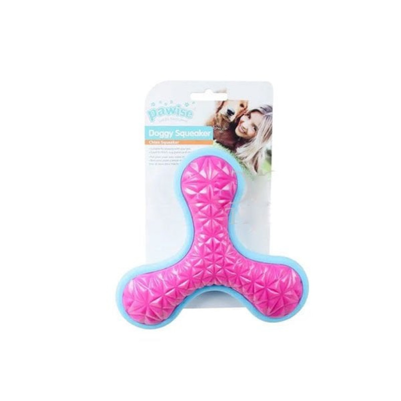 Pawise Trp/From Tri Flyer Plastik Pembe | Köpek Çiğneme Pawise Trp/From Tri Flyer Plastik Pembe | Köpek Çiğneme