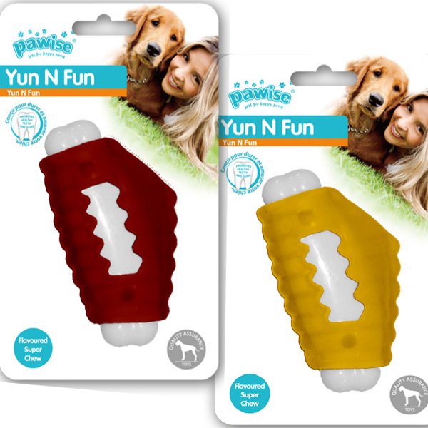 Pawise Yum N Fun Tavuk Aromalı Köpek Çiğneme Oyuncağı | Köpek Çiğneme