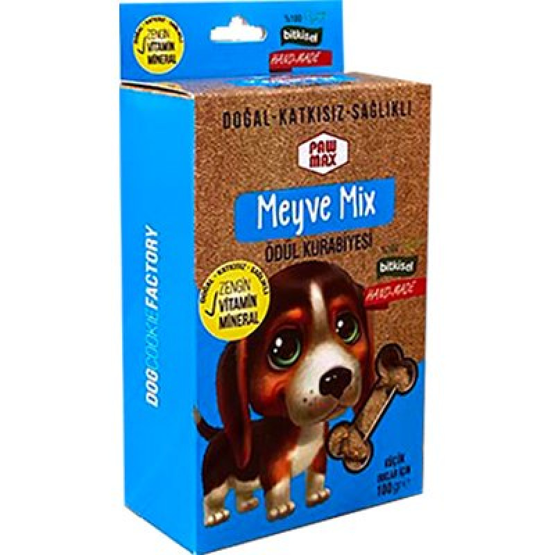 Pawmax 100 Gr Meyveli Küçük Irk | Köpek Atıştırmalık Ödül Maması Pawmax 100 Gr Meyveli Küçük Irk | Köpek Atıştırmalık Ödül Maması