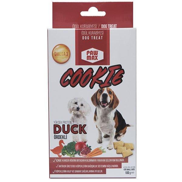 Pawmax 100 Gr Ördekli Küçük Irk | Köpek Atıştırmalık Ödül Maması