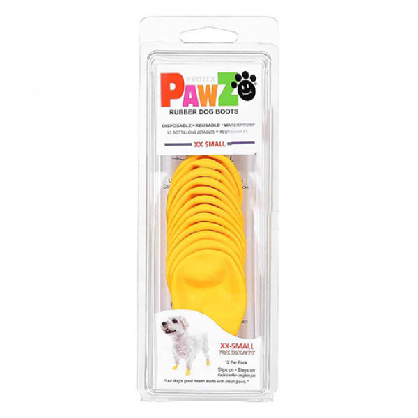 Pawz 12'li XX-S Sarı Galoş   | Köpek Patik Ayakkabısı