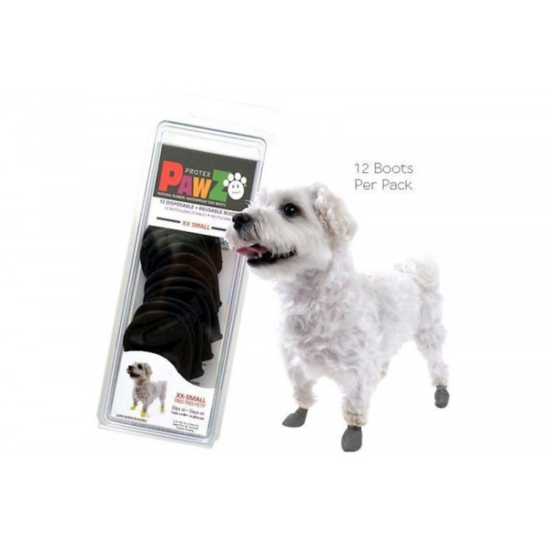 Pawz 12'li XX-S Siyah Galoş | Köpek Patik Ayakkabısı