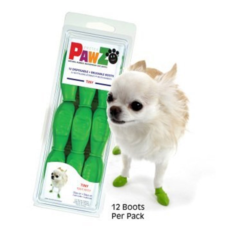 Pawz 12'li Yeşil Galoş Tiny | Köpek Patik Ayakkabısı Pawz 12'li Yeşil Galoş Tiny | Köpek Patik Ayakkabısı