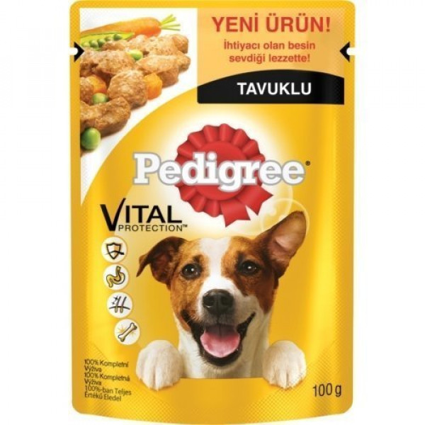 Pedigree 100 gr Tavuklu Konserve Yetişkin | Yetişkin Köpek Konserve Maması