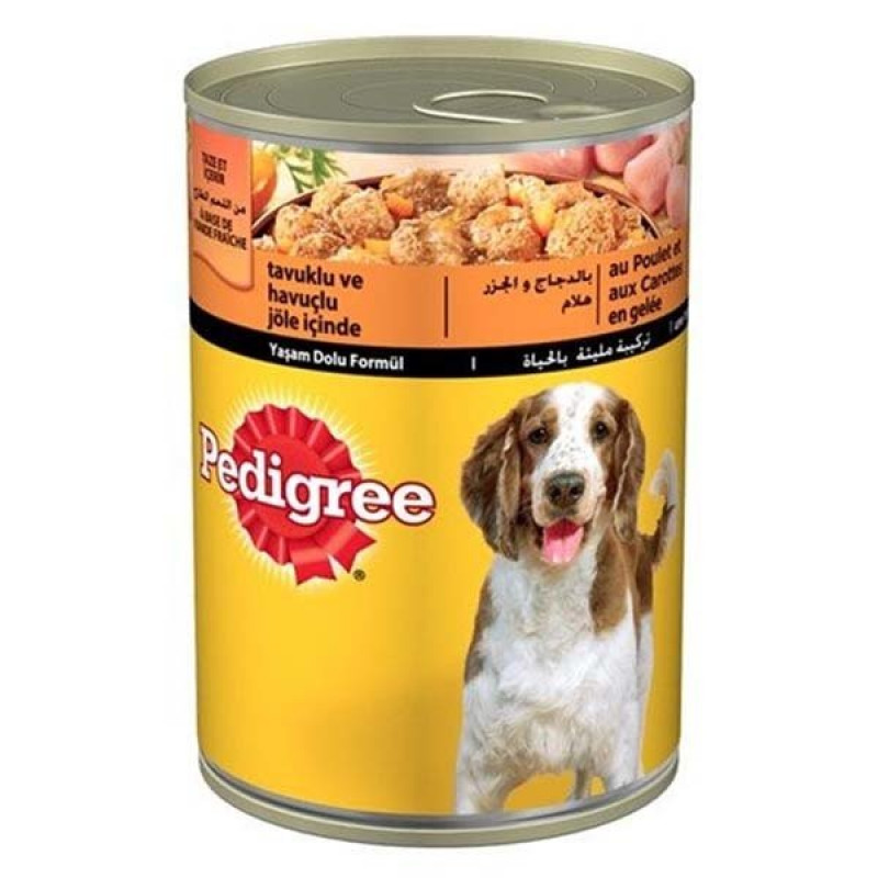 Pedigree 400 Gr Tavuk ve Havuçlu Yetişkin | Yetişkin Köpek Konserve Maması