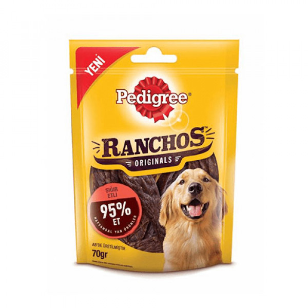 Pedigree 70 Gr Ranchos Sığır Etli Köpek Ödülü | Köpek Kemik Ödül Maması