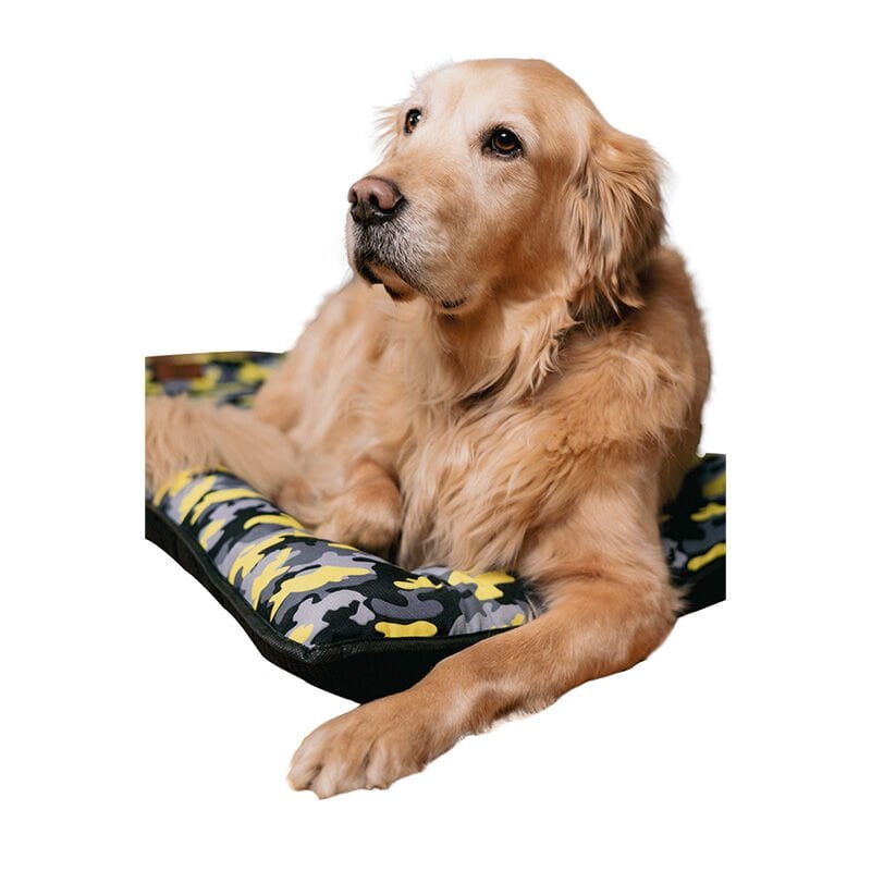 Peggy 48x52x6 Cm Simba Yer Minderi Sarı Small | Kumaş Köpek Yatağı