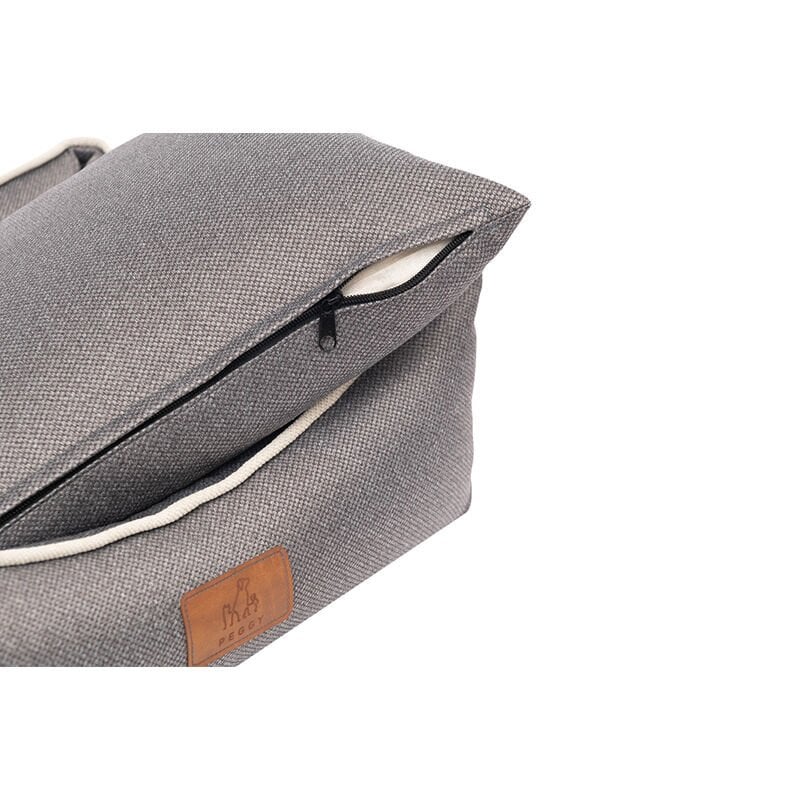 Peggy 50x38x25 Cm Lola Yatak Kül Grisi Small | Kumaş Köpek Yatağı