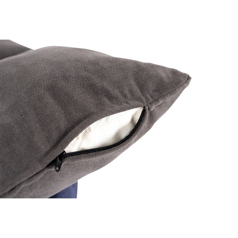 Peggy 70x50x25 Cm Lola Yatak Lacivert Gri Medium | Kumaş Köpek Yatağı