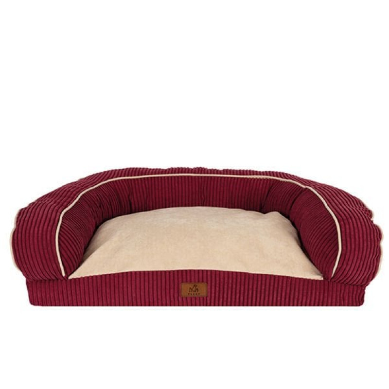 Peggy 75x50x30 Cm Bambi Yatak Kırmızı S/M | Kumaş Köpek Yatağı Peggy 75x50x30 Cm Bambi Yatak Kırmızı S/M | Kumaş Köpek Yatağı