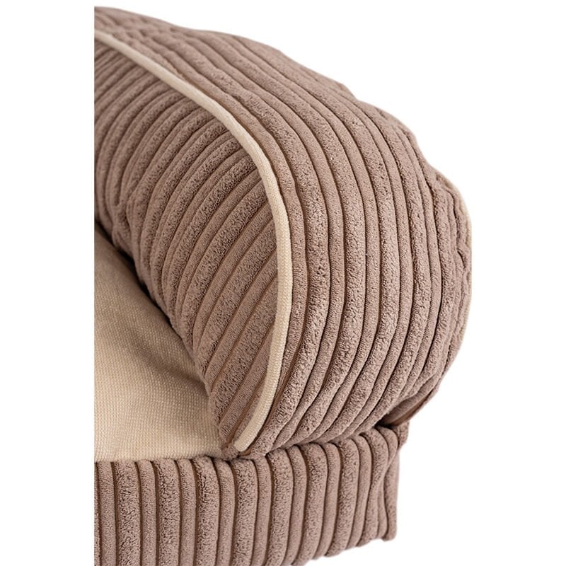 Peggy 75x50x30 Cm Bambi YatakAçık Kahve S/M | Kumaş Köpek Yatağı