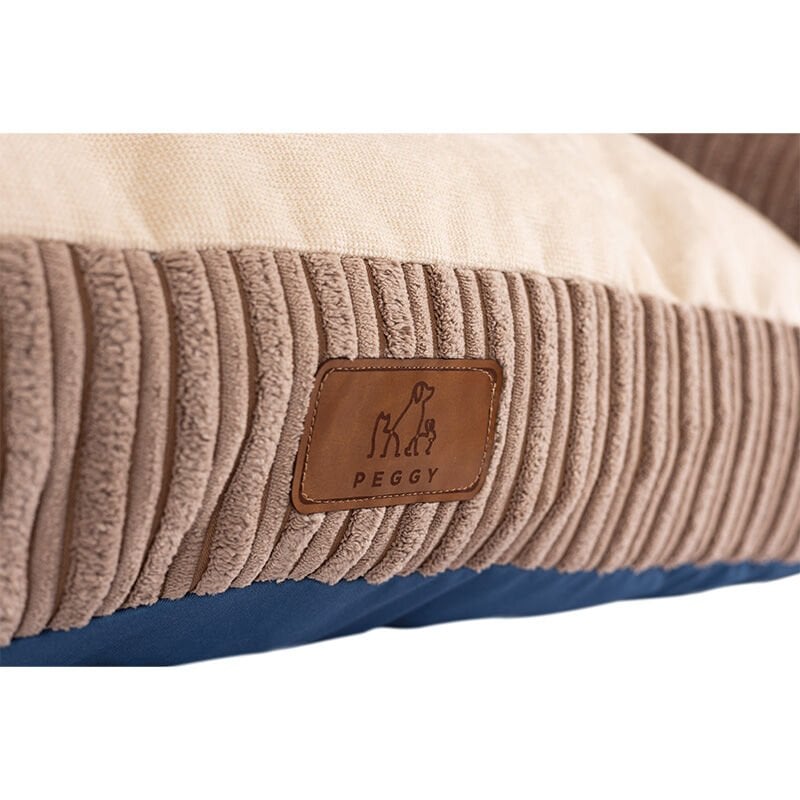 Peggy 75x50x30 Cm Bambi YatakAçık Kahve S/M | Kumaş Köpek Yatağı