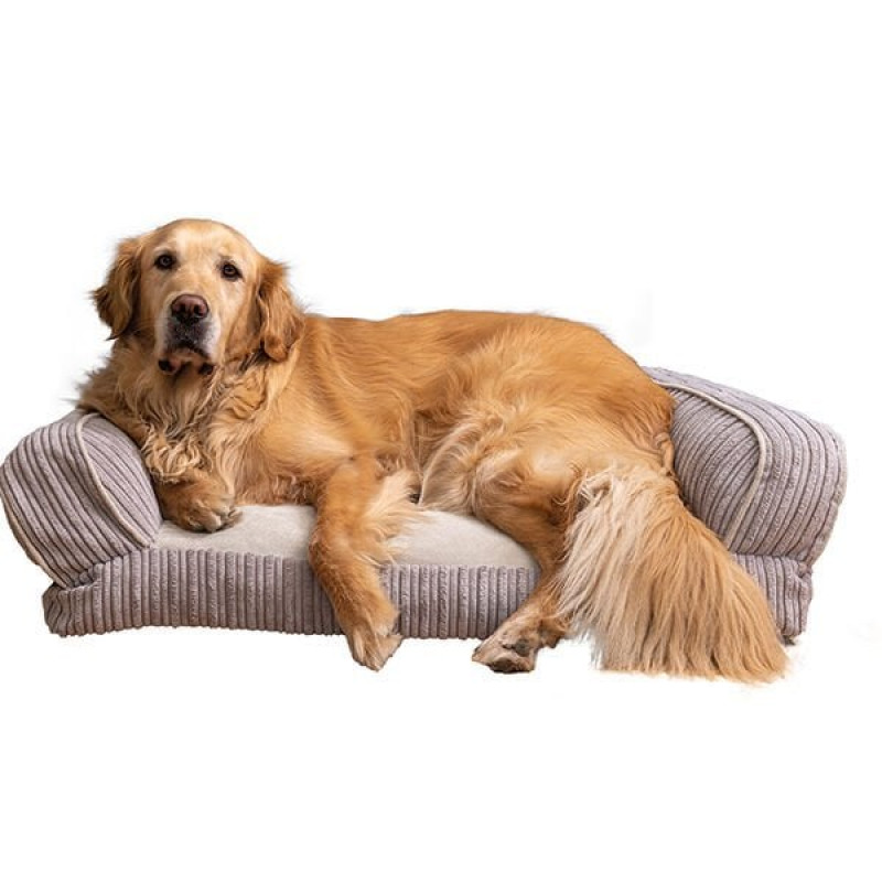 Peggy 85x65x35 Cm Bambi Yatak Bej L XL | İç Mekan Köpek Yatağı