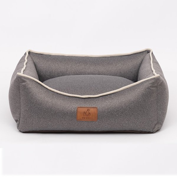 Peggy 85x68x30 Cm Lola Yatak Kül Grisi Large | Kumaş Köpek Yatağı