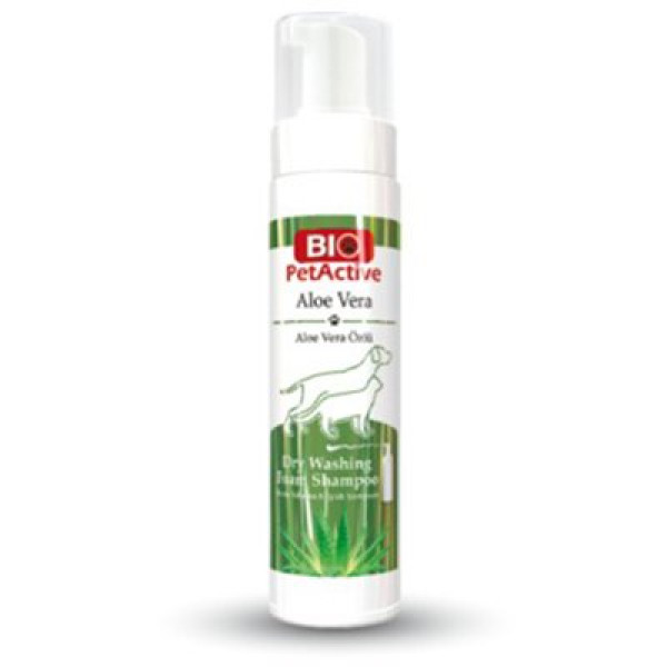 Bio Pet 200 ML Active Aloe Vera Özlü Kuru Yıkama Şampuanı | Kedi Şampuanı