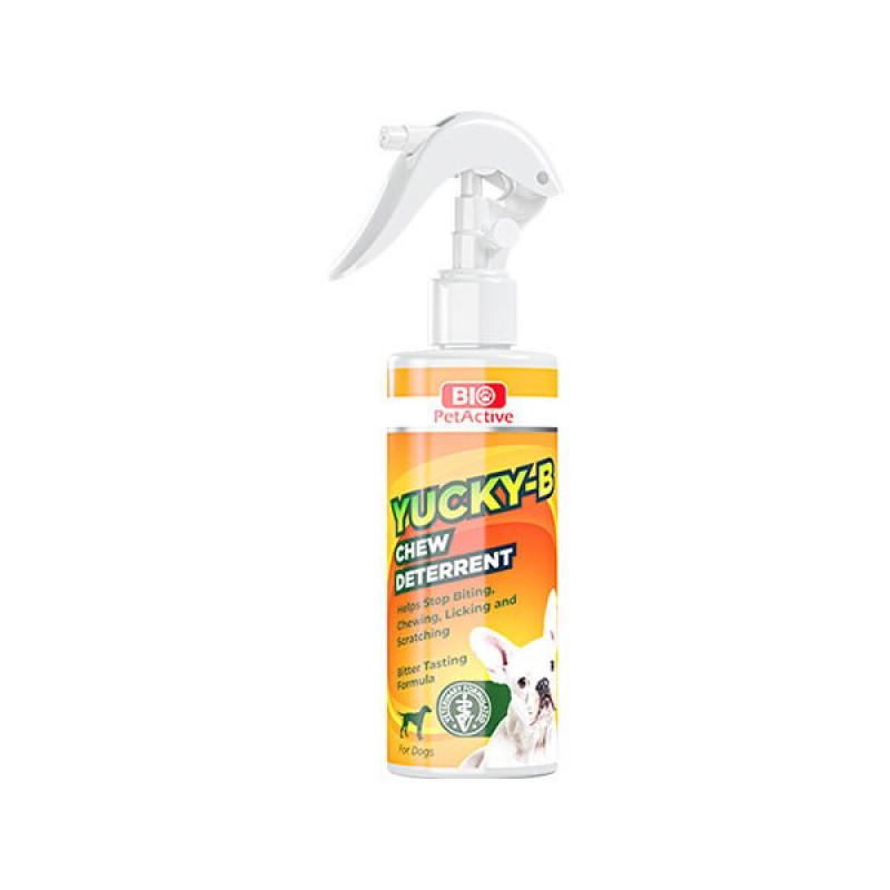 Bio Pet Active 100 Ml Yucky-B Chew Deterrent Çiğneme Önleyici ve Uzaklaştırıcı Sprey | Köpek Uzaklaştırıcı Sprey Bio Pet Active 100 Ml Yucky-B Chew Deterrent Çiğneme Önleyici ve Uzaklaştırıcı Sprey | Köpek Uzaklaştırıcı Sprey