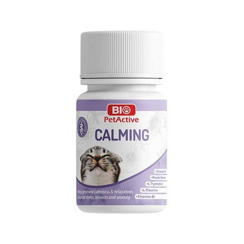 Bio Pet Active 60 Tablet Calming Premiks Sakinleştirici 30 Gr | Kedi Sakinleştirici Bio Pet Active 60 Tablet Calming Premiks Sakinleştirici 30 Gr | Kedi Sakinleştirici