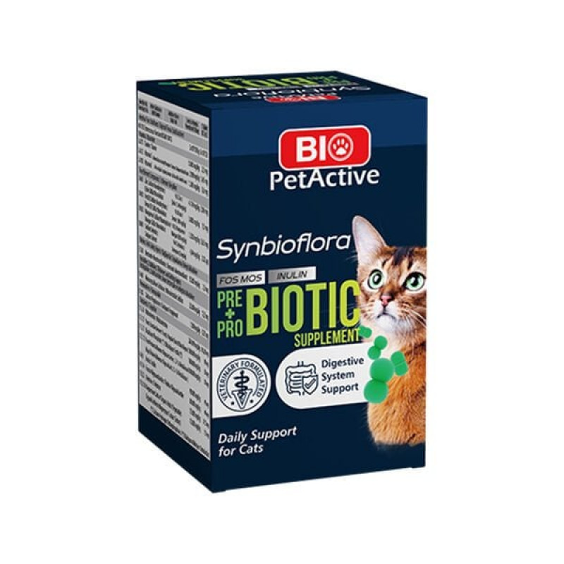 Bio Pet Active 60 Tablet Synbioflora Probiotik 30 Gr | Kedi Vitamini Bio Pet Active 60 Tablet Synbioflora Probiotik 30 Gr | Kedi Vitamini