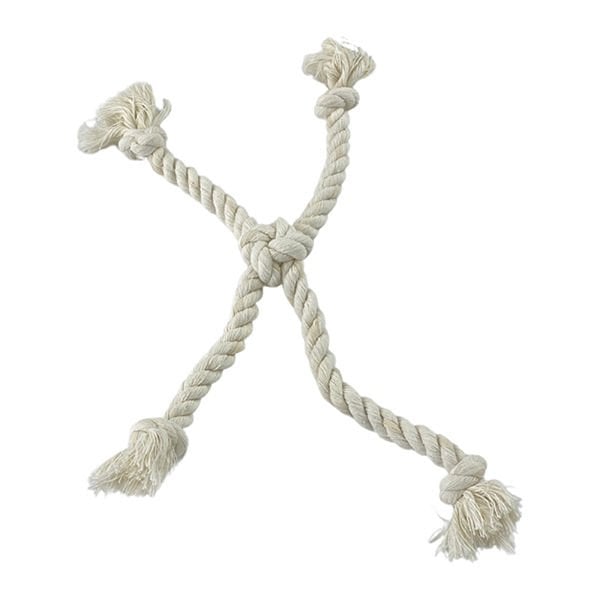 Pet Comfort 20 Cm 5 Düğümlü 100% Pamuk At Getir ve Diş Kaşıma | Köpek Çiğneme