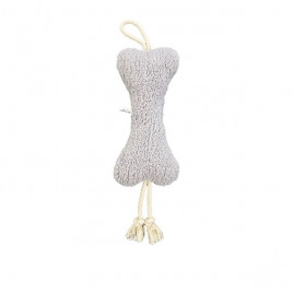 30 Cm İpli Peluş Kemik Gri | Kumaş Ve Peluş Köpek Oyuncağı 30 Cm İpli Peluş Kemik Gri | Kumaş Ve Peluş Köpek Oyuncağı