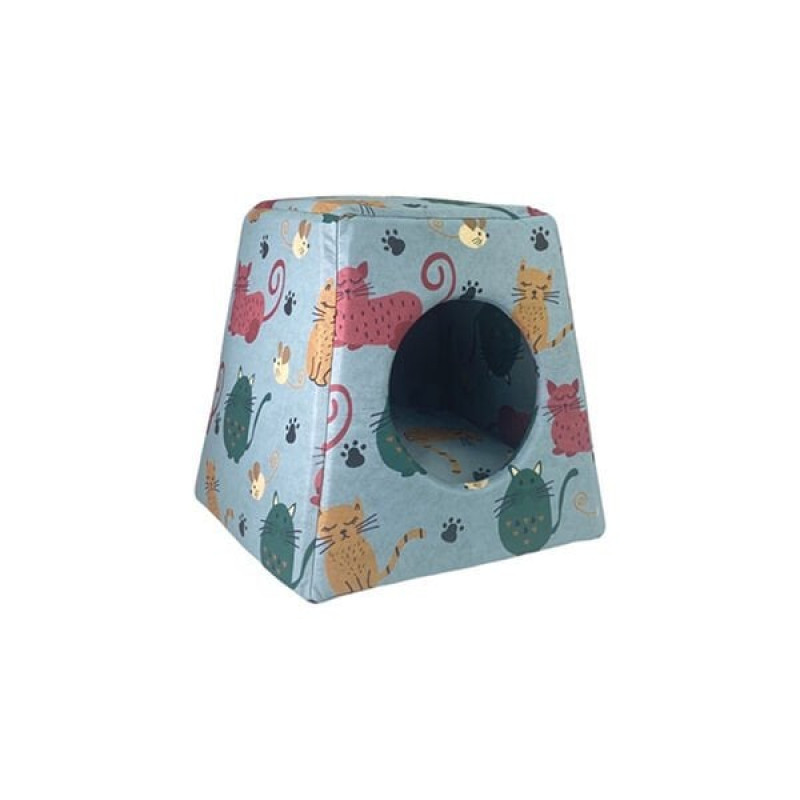 Pet Comfort Iglo For Cat Eco Mint 37x37x37 Cm | Kedi Evi Pet Comfort Iglo For Cat Eco Mint 37x37x37 Cm | Kedi Evi