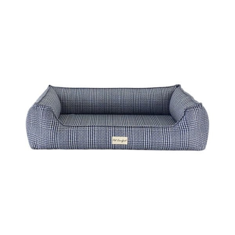 Pet Comfort L Delta Varius Mavi Kareli 80x105 Cm | İç Mekan Köpek Yatağı Pet Comfort L Delta Varius Mavi Kareli 80x105 Cm | İç Mekan Köpek Yatağı