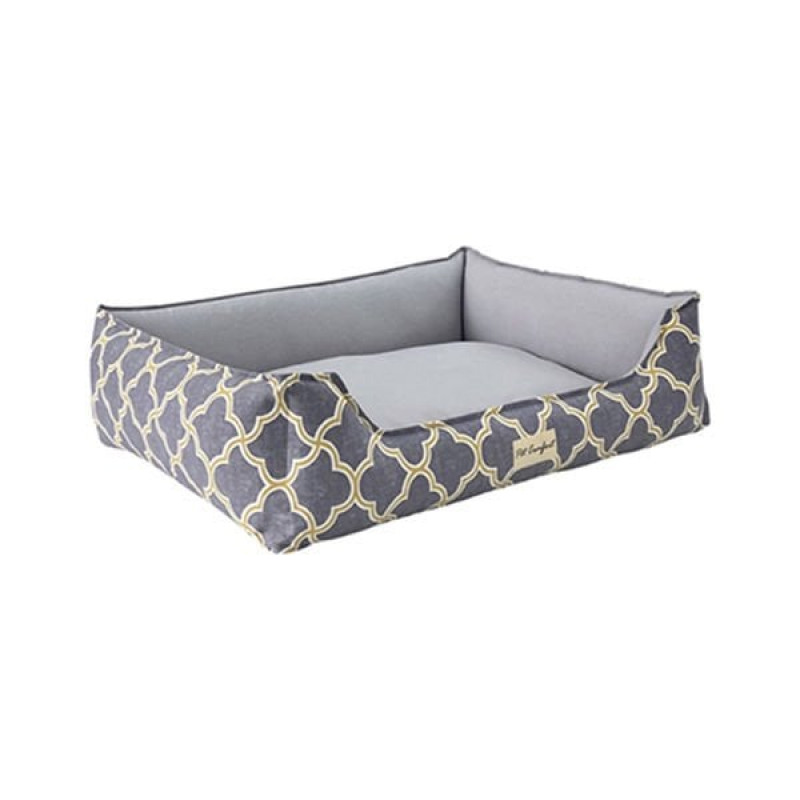 Pet Comfort M Delta Merta Açık Gri Gri 90x70 Cm | İç Mekan Köpek Yatağı