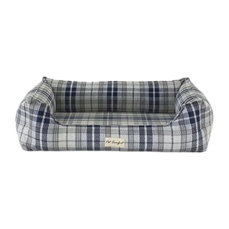 Pet Comfort M Delta Varius Kareli Lacivert 70x90 Cm | İç Mekan Köpek Yatağı Pet Comfort M Delta Varius Kareli Lacivert 70x90 Cm | İç Mekan Köpek Yatağı