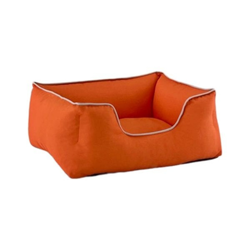 Pet Comfort S Alpha Outdoor Biye Beyaz Turuncu 60x50 Cm | Dış Mekan Köpek Yatağı