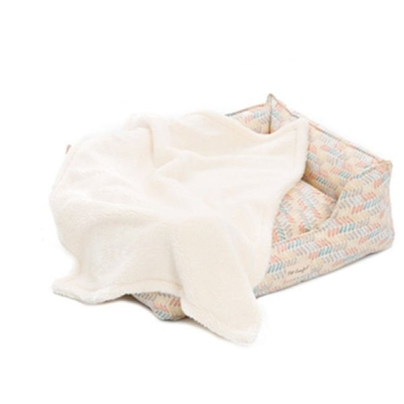 Pet Comfort S Lodix Dante Battaniye Ekru 50x70 Cm | Köpek Battaniyesi