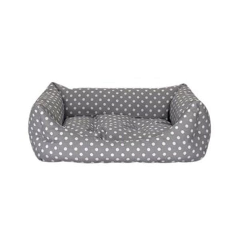 Pet Comfort S Uniform Puantiyeli Gri 50x60 Cm | İç Mekan Köpek Yatağı Pet Comfort S Uniform Puantiyeli Gri 50x60 Cm | İç Mekan Köpek Yatağı