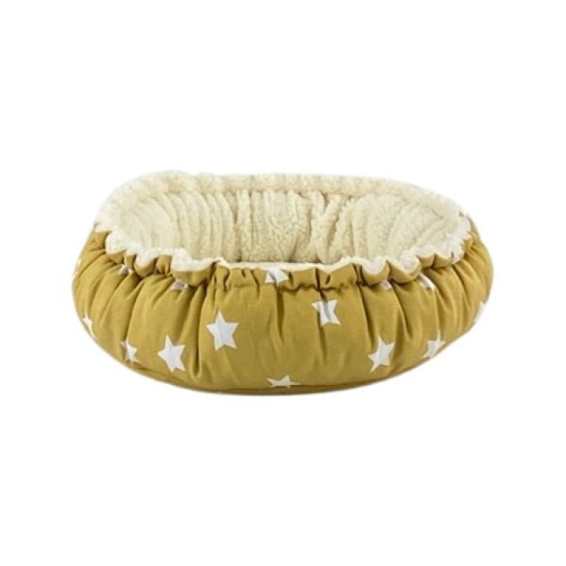 Pet Comfort Sunflower Çift Taraflı Star Peluş Sarı 60 Cm | Peluş Kedi Yatağı Pet Comfort Sunflower Çift Taraflı Star Peluş Sarı 60 Cm | Peluş Kedi Yatağı