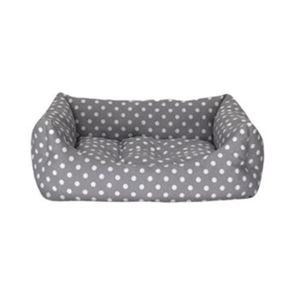 Pet Comfort XS Uniform Puantiyeli Gri 40x50 Cm | İç Mekan Köpek Yatağı