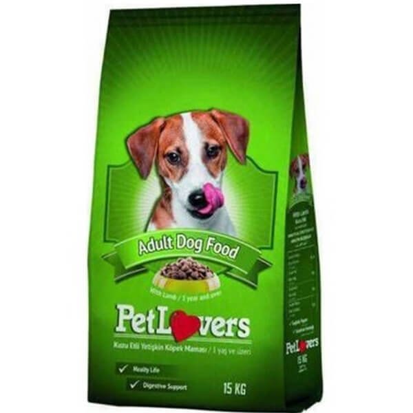 Pet Lovers  15 Kg Kuzu Etli Yetişkin | Yetişkin Köpek Kuru Maması
