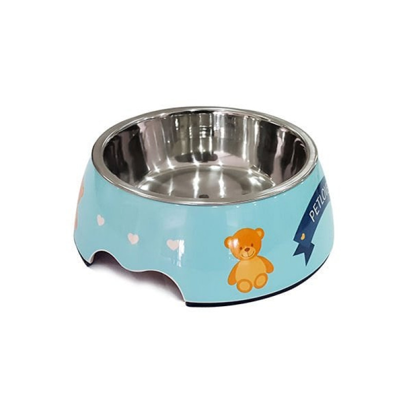 Pet Loves 700 Ml Ayıcık Desenli Melamin Mama ve Su Kabı 22x21x7,5 Cm | Melamin Mama Ve Su Kabı Pet Loves 700 Ml Ayıcık Desenli Melamin Mama ve Su Kabı 22x21x7,5 Cm | Melamin Mama Ve Su Kabı