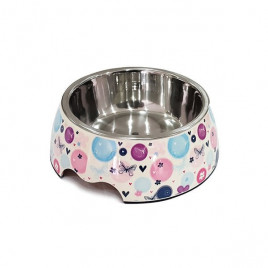 700 Ml Kelebek Desenli Melamin Mama ve Su Kabı 22x21x7.5 Cm | Metal Mama Ve Su Kabı 700 Ml Kelebek Desenli Melamin Mama ve Su Kabı 22x21x7.5 Cm | Metal Mama Ve Su Kabı