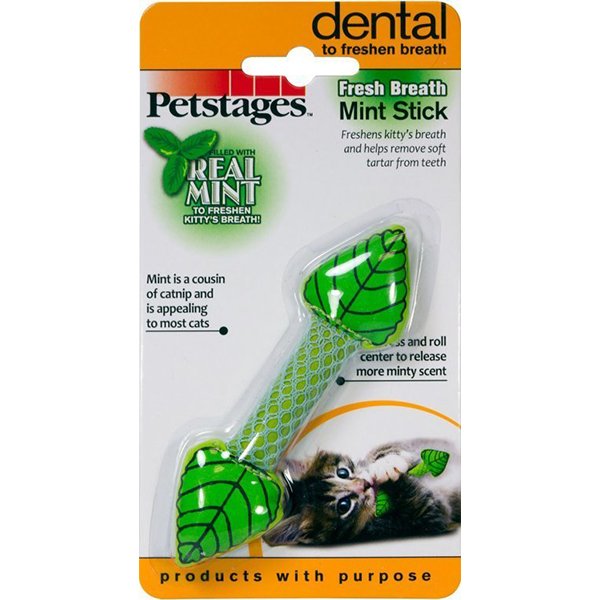 Petstages Fresh Breath Mint Stick Nane Kokulu Oyuncak | Kedi Çiğneme Oyuncağı