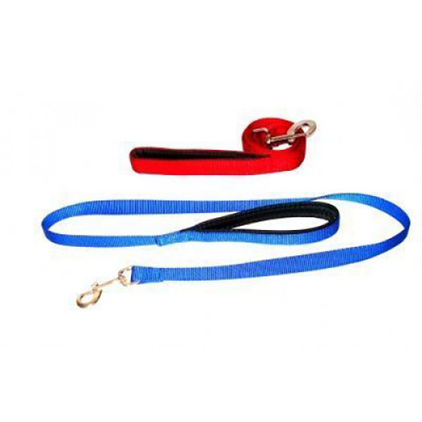 Pet Style 2,5x120 Cm Yumuşak Doku Naylon Uzatma Mavi | Köpek Gezdirme Tasması