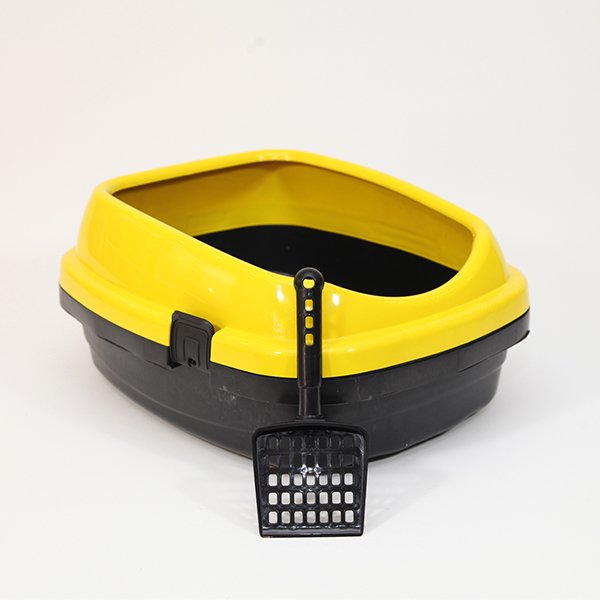 Pet Style 49.5X40X22h Cm Comfort Açık Kedi Tuvaleti Sarı | Açık Kedi Tuvaleti