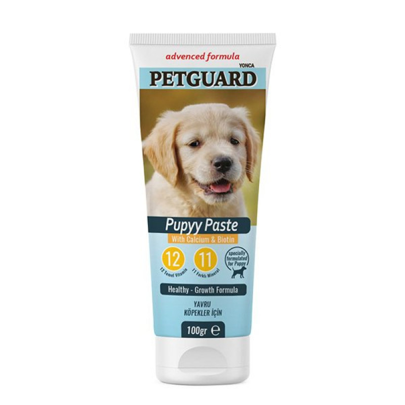 Pet Guard Puppy 100 Gr Kalsiyuım Ve Biotin Macun | Yavru Köpek Bakım Pet Guard Puppy 100 Gr Kalsiyuım Ve Biotin Macun | Yavru Köpek Bakım