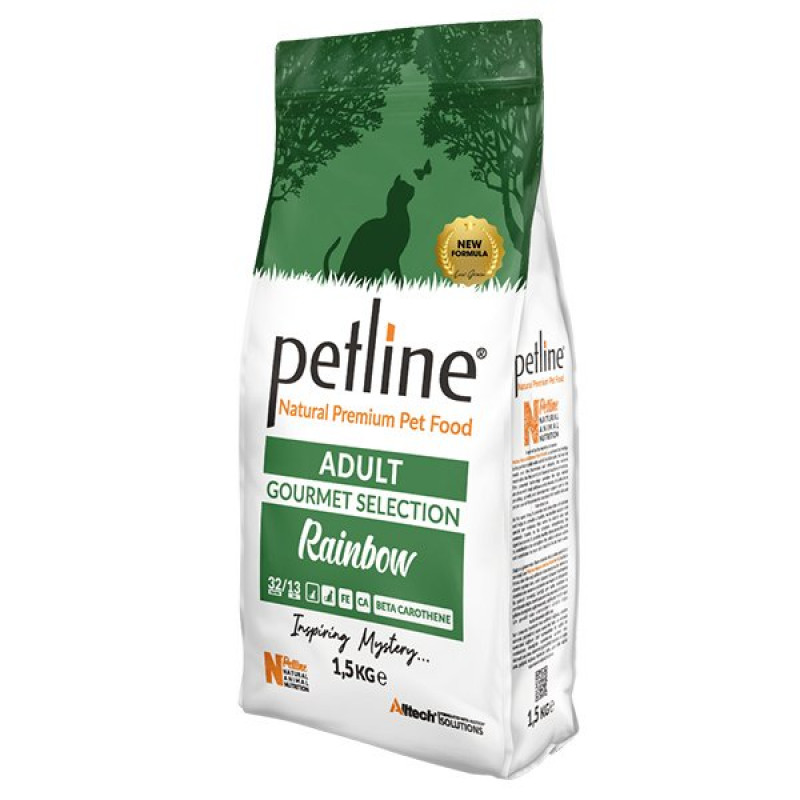 Petline 1.5 Kg Natural Rainbow Adult Tavuklu Yetişkin | Yetişkin Kuru Kedi Maması Petline 1.5 Kg Natural Rainbow Adult Tavuklu Yetişkin | Yetişkin Kuru Kedi Maması