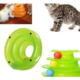 3 Katlı 3 Toplu Oyuncak | Kedi Top Oyuncak 3 Katlı 3 Toplu Oyuncak | Kedi Top Oyuncak