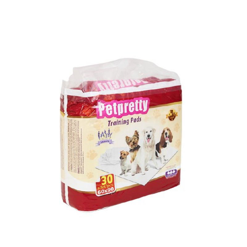Petpretty 60x90 Tuvalet Eğitim Çiş Pedi Lavantalı 30'Lu | Köpek Çiş Alıştırma Pedi Petpretty 60x90 Tuvalet Eğitim Çiş Pedi Lavantalı 30'Lu | Köpek Çiş Alıştırma Pedi