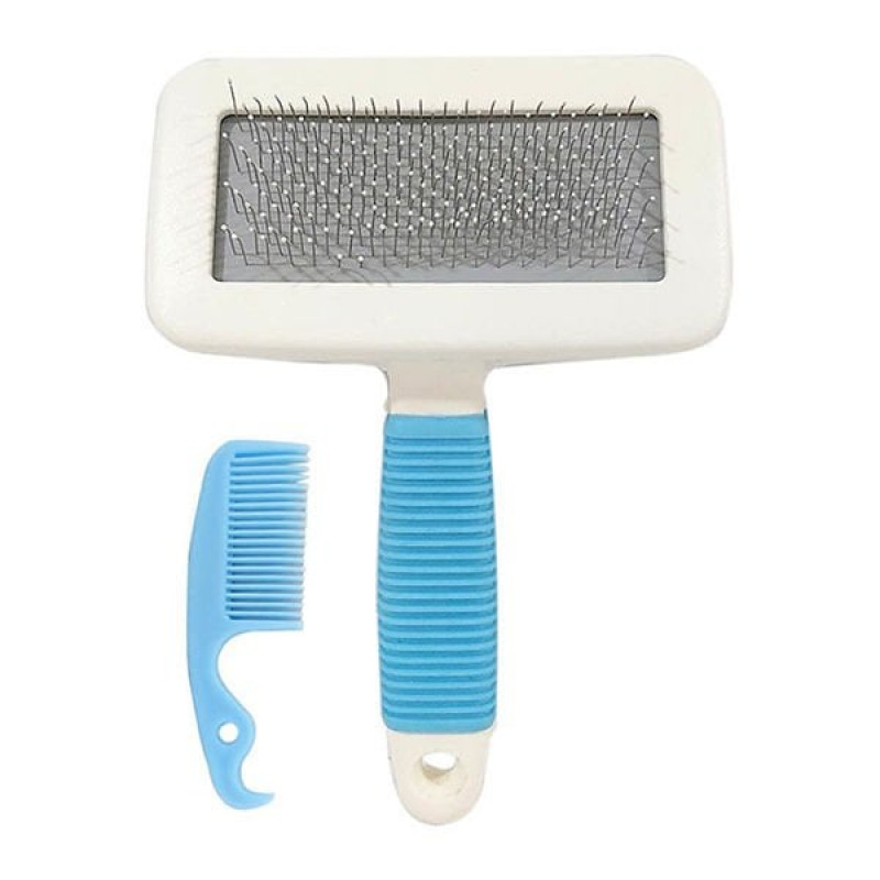 Petpretty Slikon Saplı Tarama Fırçası | Köpek Tarağı