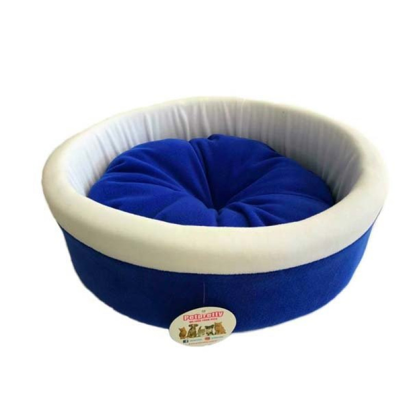 Petpretty Vp-1641 Special Polar Simit Yatak Mavi | Simit Kedi Yatağı Petpretty Vp-1641 Special Polar Simit Yatak Mavi | Simit Kedi Yatağı