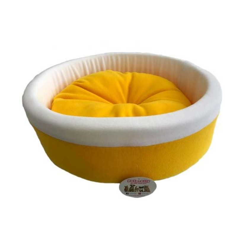 Petpretty Vp-1642 Special Polar Simit Yatak Sarı | Peluş Köpek Yatağı Petpretty Vp-1642 Special Polar Simit Yatak Sarı | Peluş Köpek Yatağı