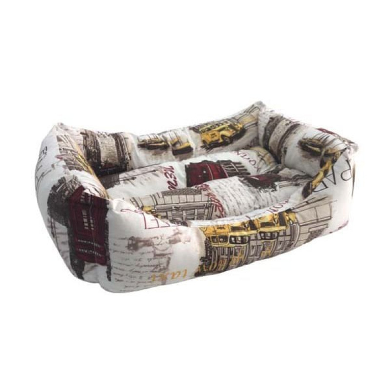 Petpretty Vp-3004 İstanbul Desenli Kumaş Yatak No:4 65x85x22h Cm | Kumaş Kedi Yatağı Petpretty Vp-3004 İstanbul Desenli Kumaş Yatak No:4 65x85x22h Cm | Kumaş Kedi Yatağı