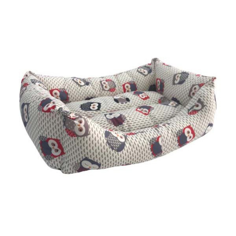 Petpretty Vp-3008 Baykuş Desenli Kumaş Yatak No:4 65x85x22h Cm | Kumaş Köpek Yatağı Petpretty Vp-3008 Baykuş Desenli Kumaş Yatak No:4 65x85x22h Cm | Kumaş Köpek Yatağı